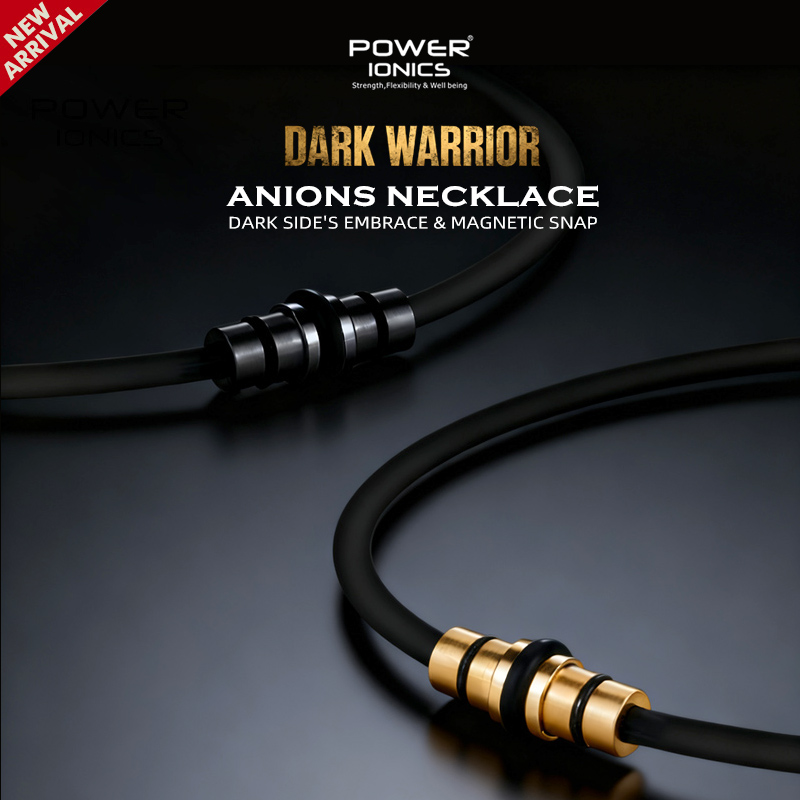 Ansi Chain - สร้อยคอซิลิโคน POWER IONICS รุ่น Dark Warrior
