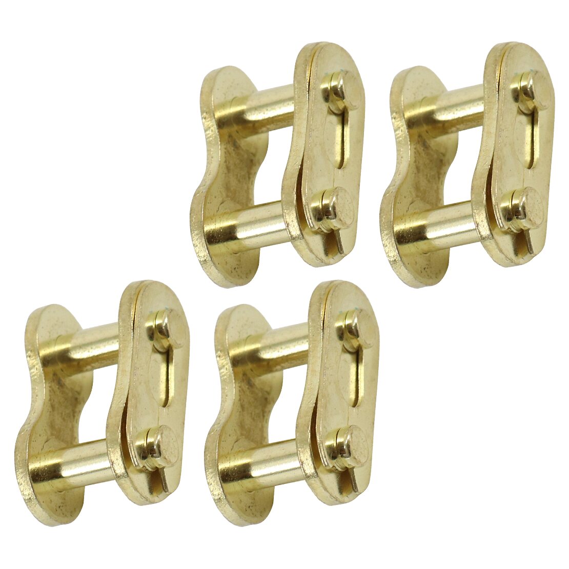 Master Link Chain - 4 ชุด ชุดโซ่ทอง 520 สำหรับรถจักรยานยนต์ พร้อมข้อต่อโอริง