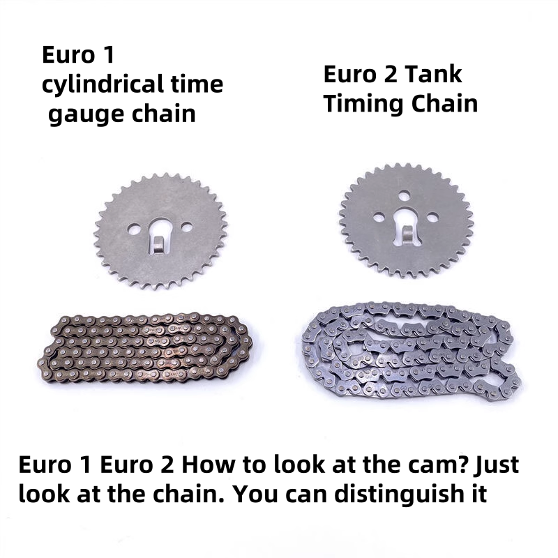 Motorcycle Parts Chain - โซ่ราวลิ้นรถจักรยานยนต์ โซ่ขนาดเล็ก เหมาะสำหรับ Yamaha Ybr125 Xtz125