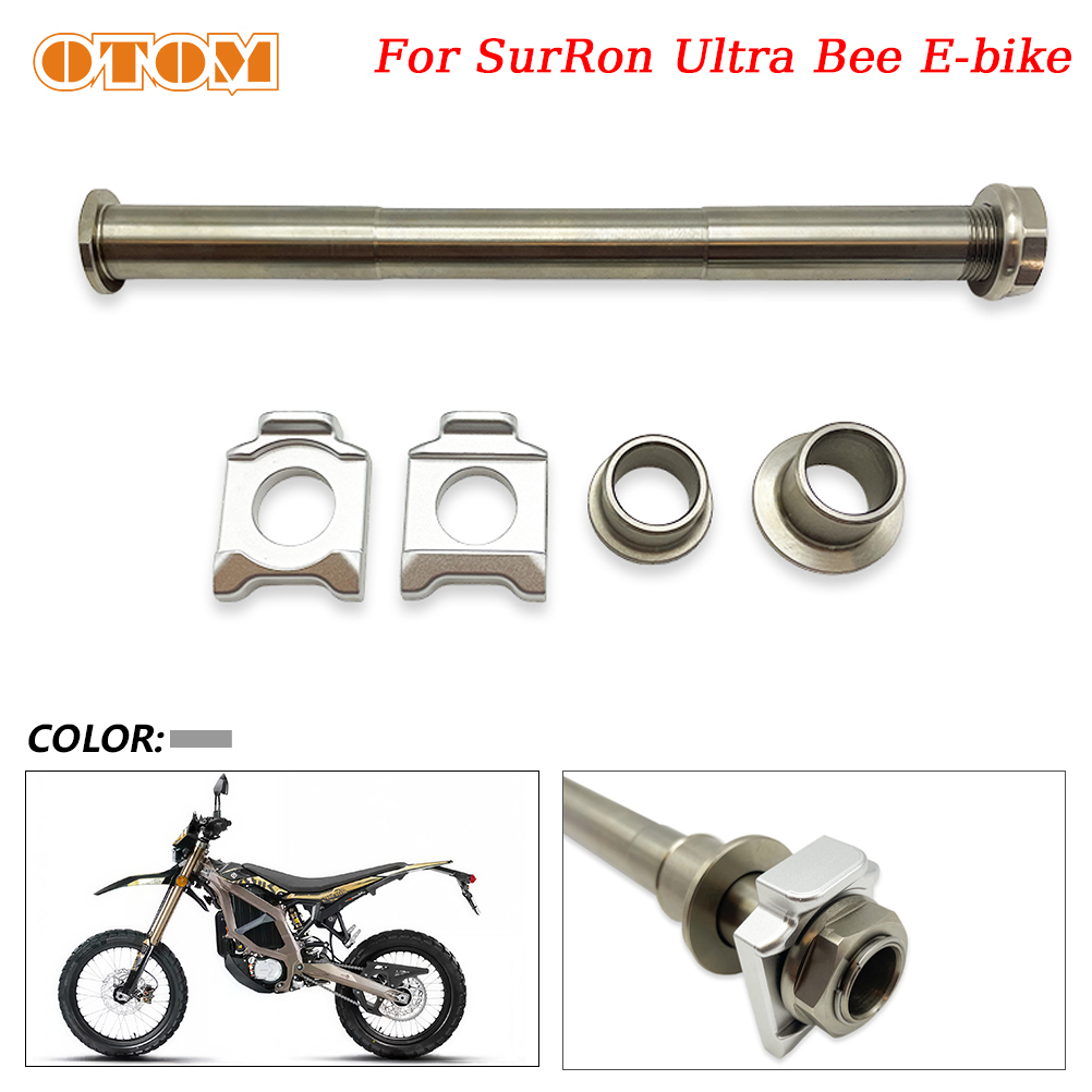 Motorcycle Parts Chain - สำหรับชุดอุปกรณ์แกนล้อหลังพร้อมน็อต บูช และตัวปรับโซ่ สำหรับรถจักรยานยนต์ SURRON Ultra