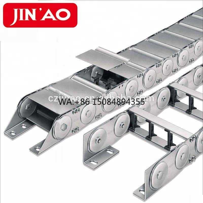 Steel Chain - โซ่เหล็กแบบปิดเต็ม/กึ่งปิดสำหรับระบบส่งกำลัง คล้ายกับ Igus