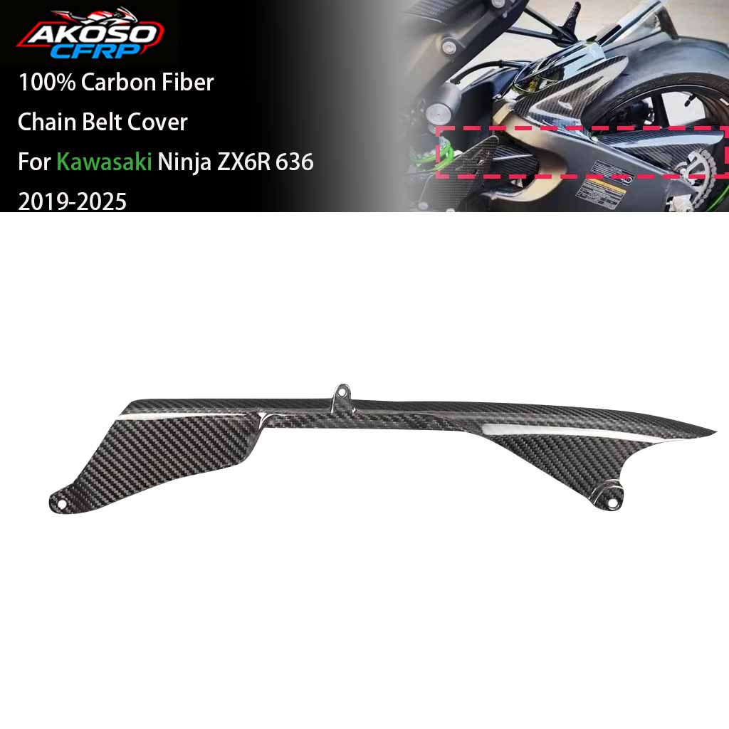 Chain Kit Motorcycle - ชุดแฟริ่งมอเตอร์ไซค์สำหรับ Kawasaki ZX6R 636 ปี 2019-2025