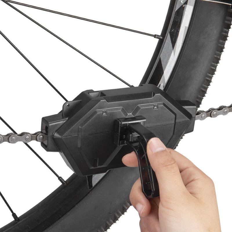 Bicycle Chain - กล่องแปรงทำความสะอาดโซ่จักรยานเครื่องทำความสะอาดโซ่จักรยานแม่เหล็กแรงสูง