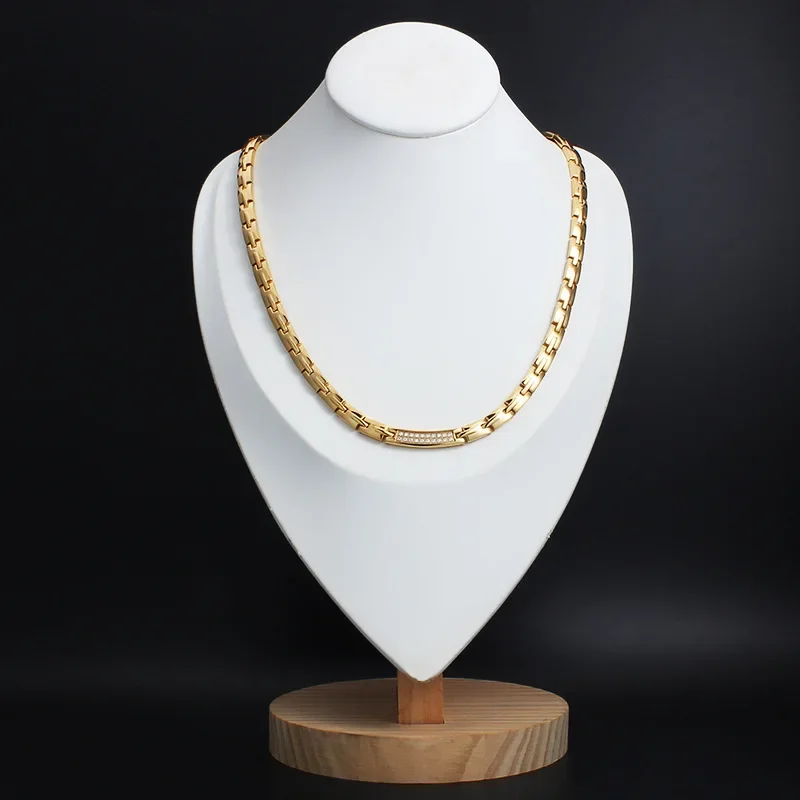 สร้อยคอไทเทเนียมเหล็กประจุลบป้ - Ansi Chain บทวิจารณ์และราคา