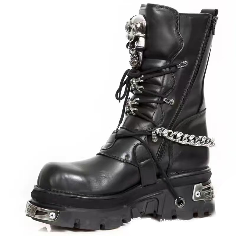 แฟชั่นผู้ชายของแท้หนังรถจักรยา - Motorcycle Chain บทวิจารณ์และราคา