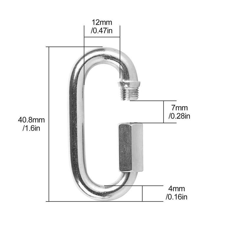 12 ชิ้น ควิกลิงค์ 4 มม. ตัวเชื - Steel Chain บทวิจารณ์และราคา