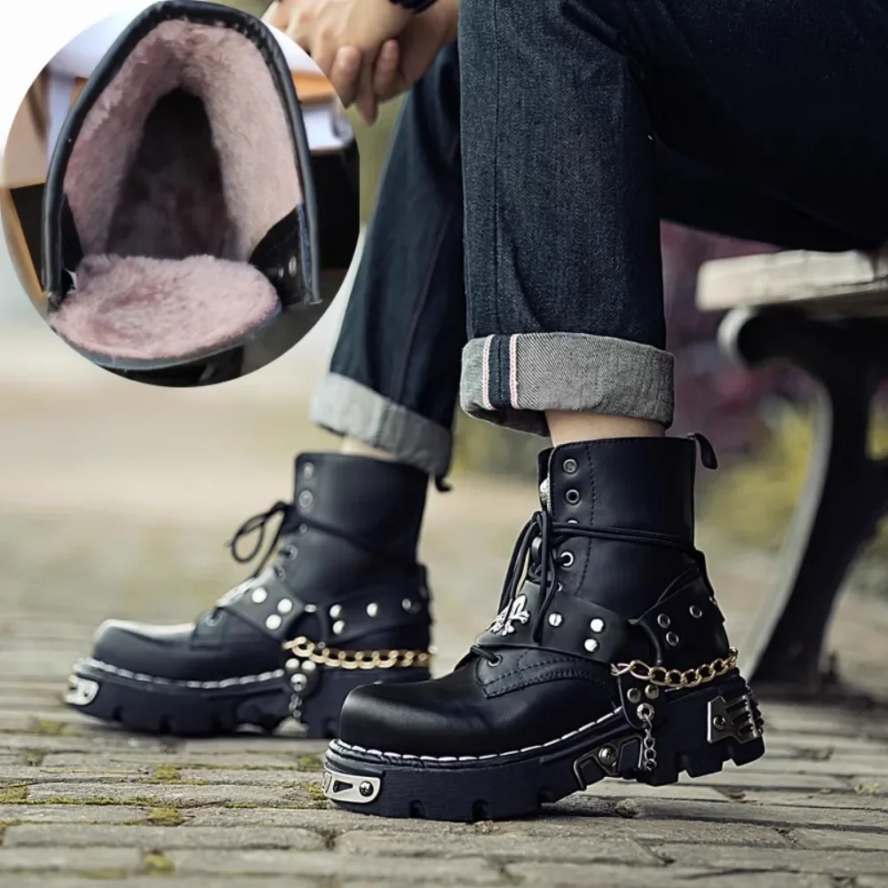รองเท้าบูทมอเตอร์ไซค์หนังแท้แฟ - Motorcycle Chain บทวิจารณ์และราคา