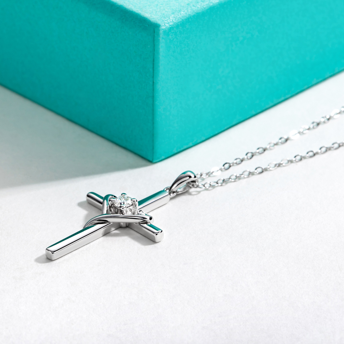 AnuJewel 3 มม.D สี Moissanite  - Ansi Chain บทวิจารณ์และราคา