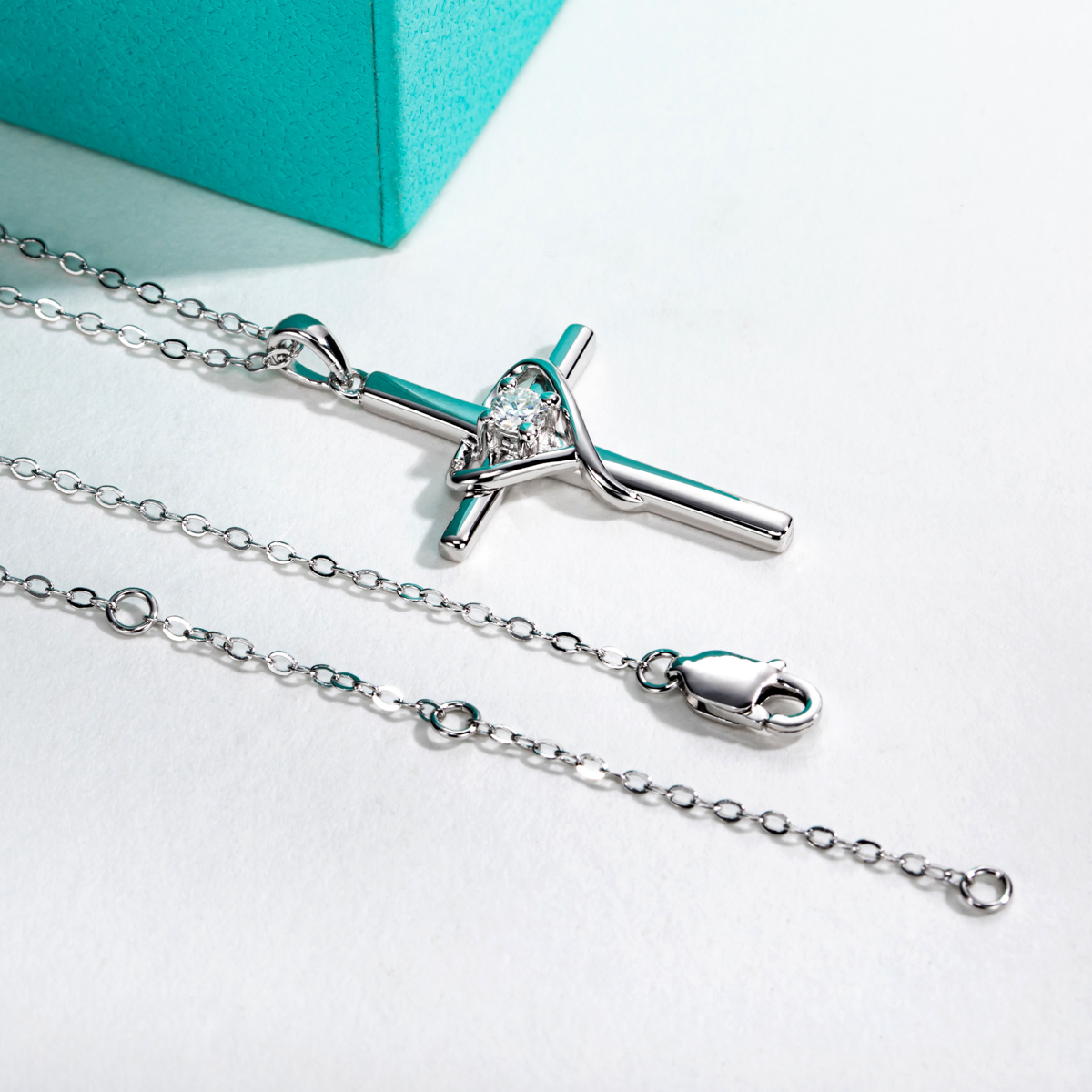 AnuJewel 3 มม.D สี Moissanite  - Ansi Chain บทวิจารณ์และราคา