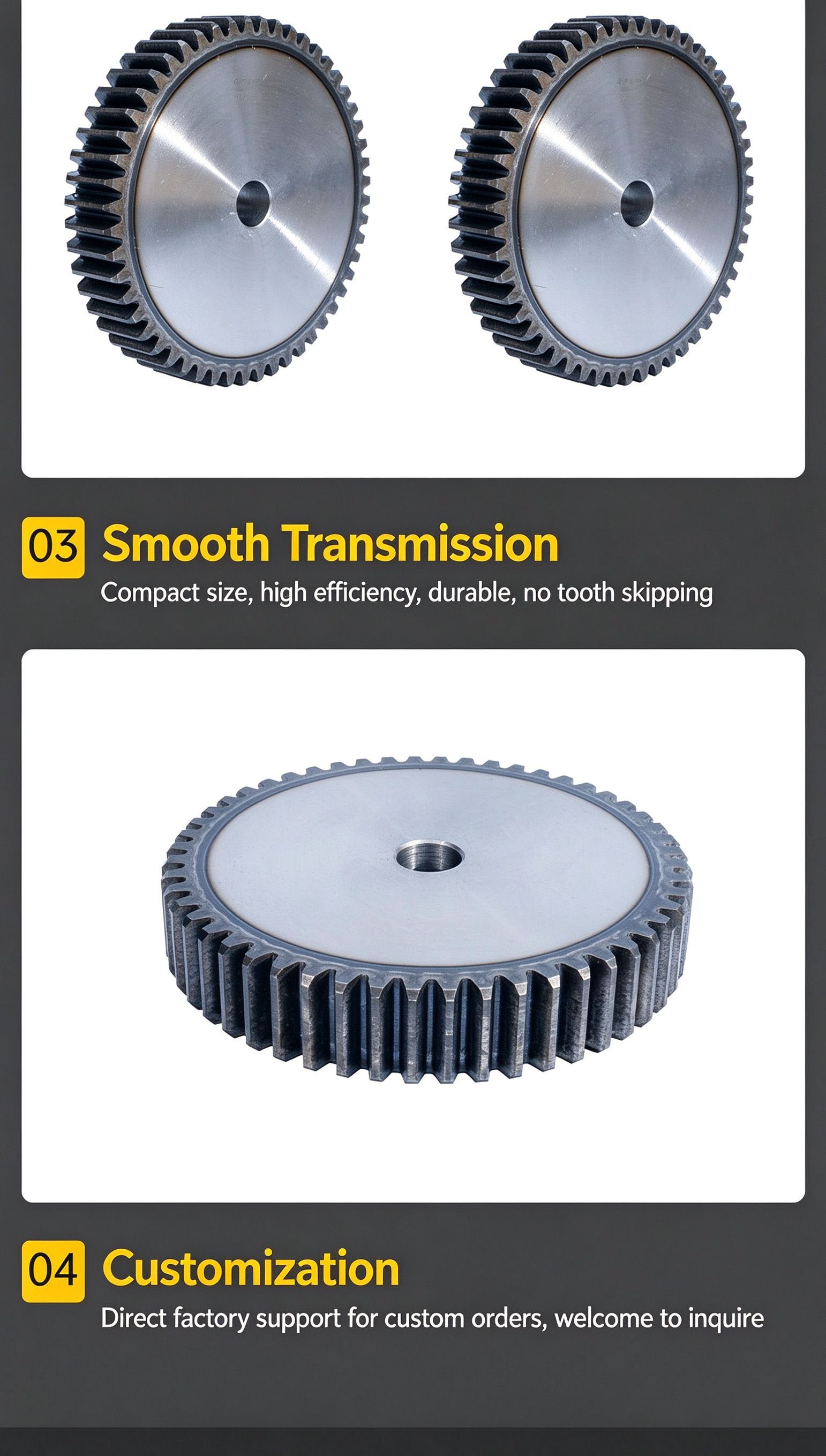 เฟืองที่มี 2 โมดูล และ 10 ฟัน  - Sprocket บทวิจารณ์และราคา