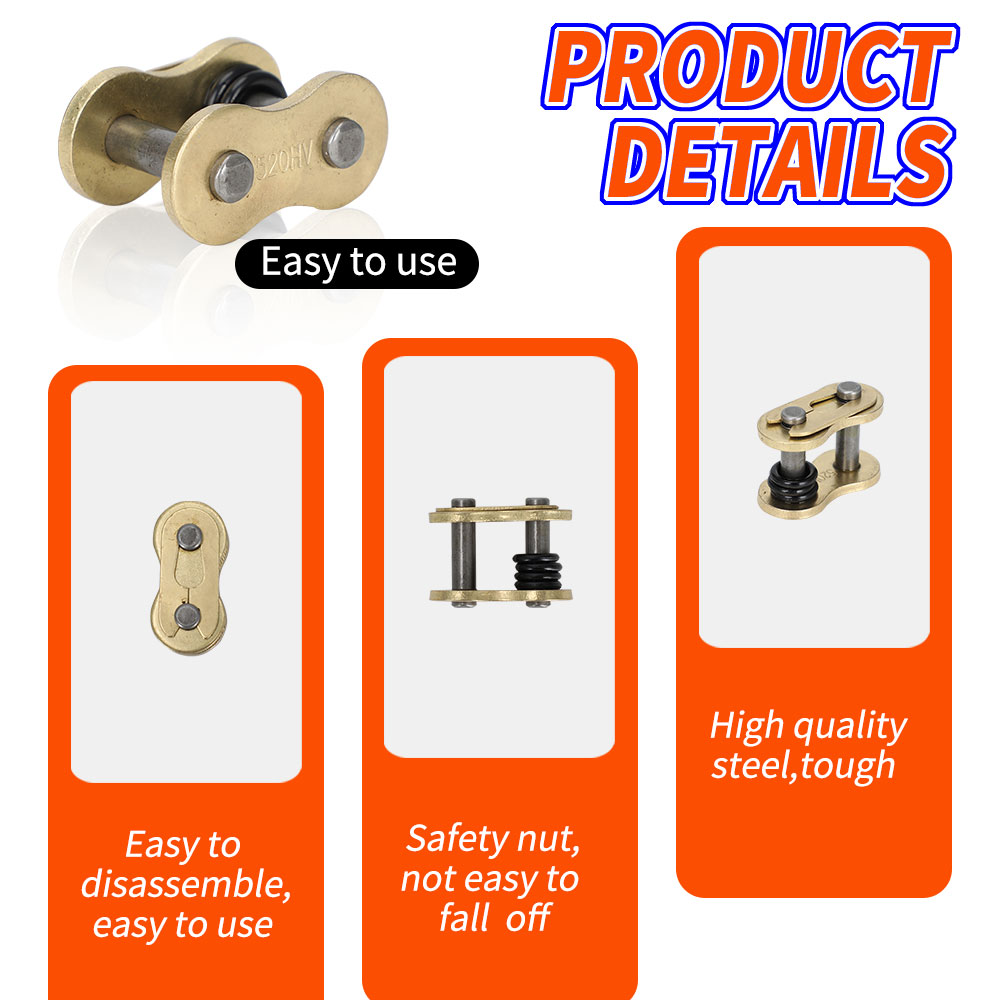 รถจักรยานยนต์หัวเข็มขัดแหวน Li - 530 Chain บทวิจารณ์และราคา