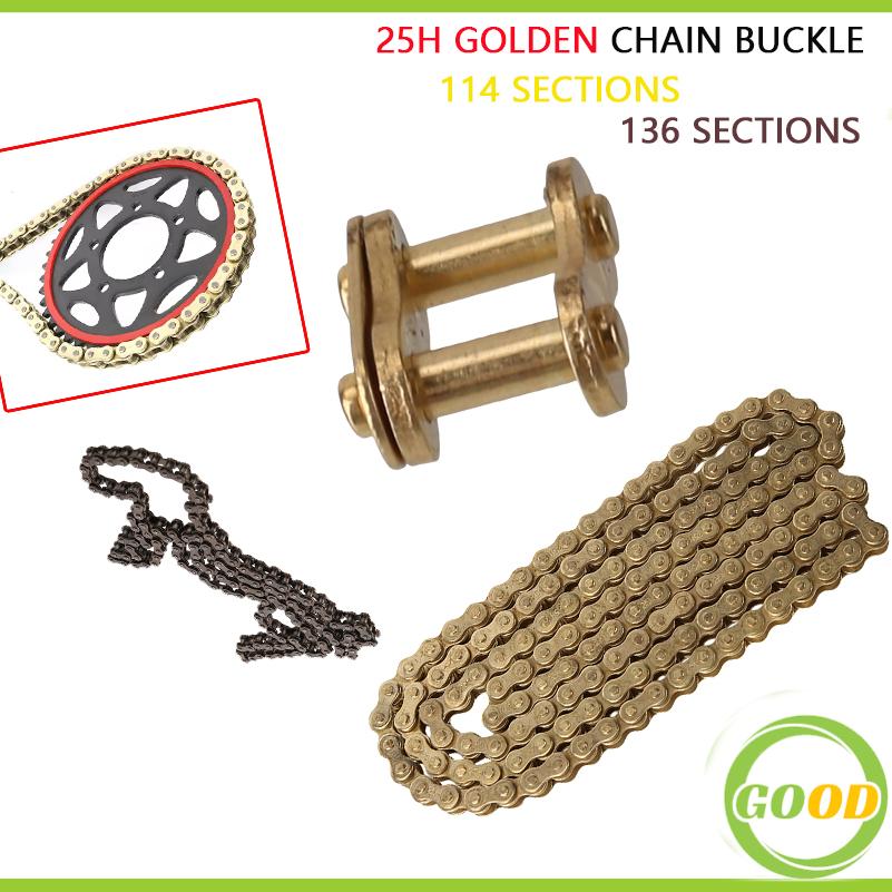 โซ่ทอง 25H 114, โซ่สีดำ 25H 13 - Bike Chain บทวิจารณ์และราคา
