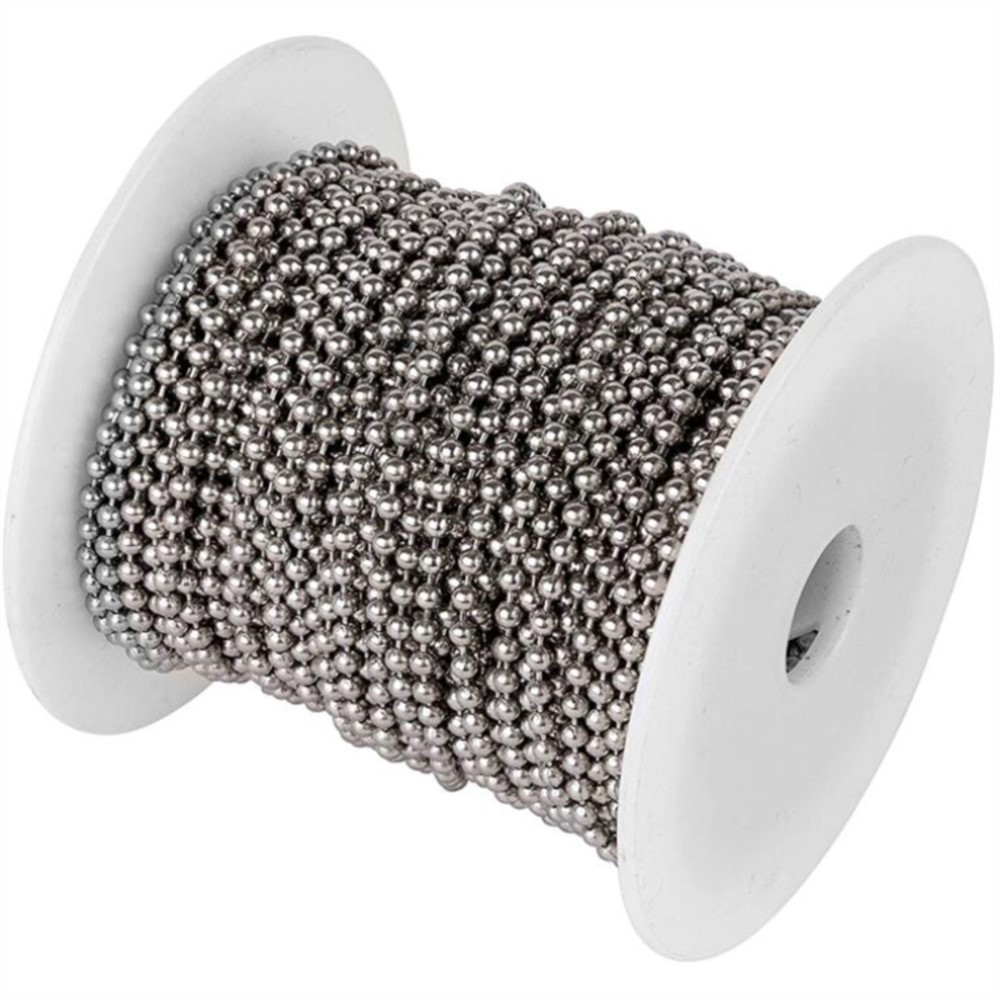 โซ่ลูกปัดสแตนเลสยาว 10 เมตร พร - Roller Chain บทวิจารณ์และราคา