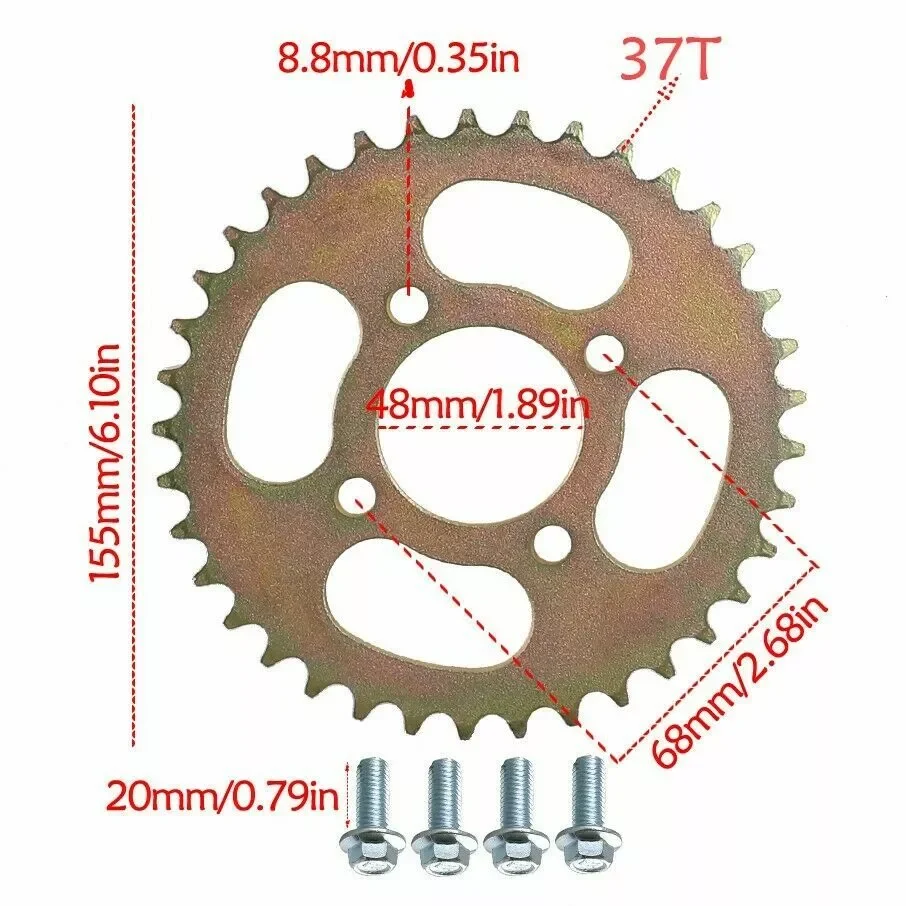 เพลาล้อหลัง tdpro 32 ''Go Kart - 428 Chain บทวิจารณ์และราคา