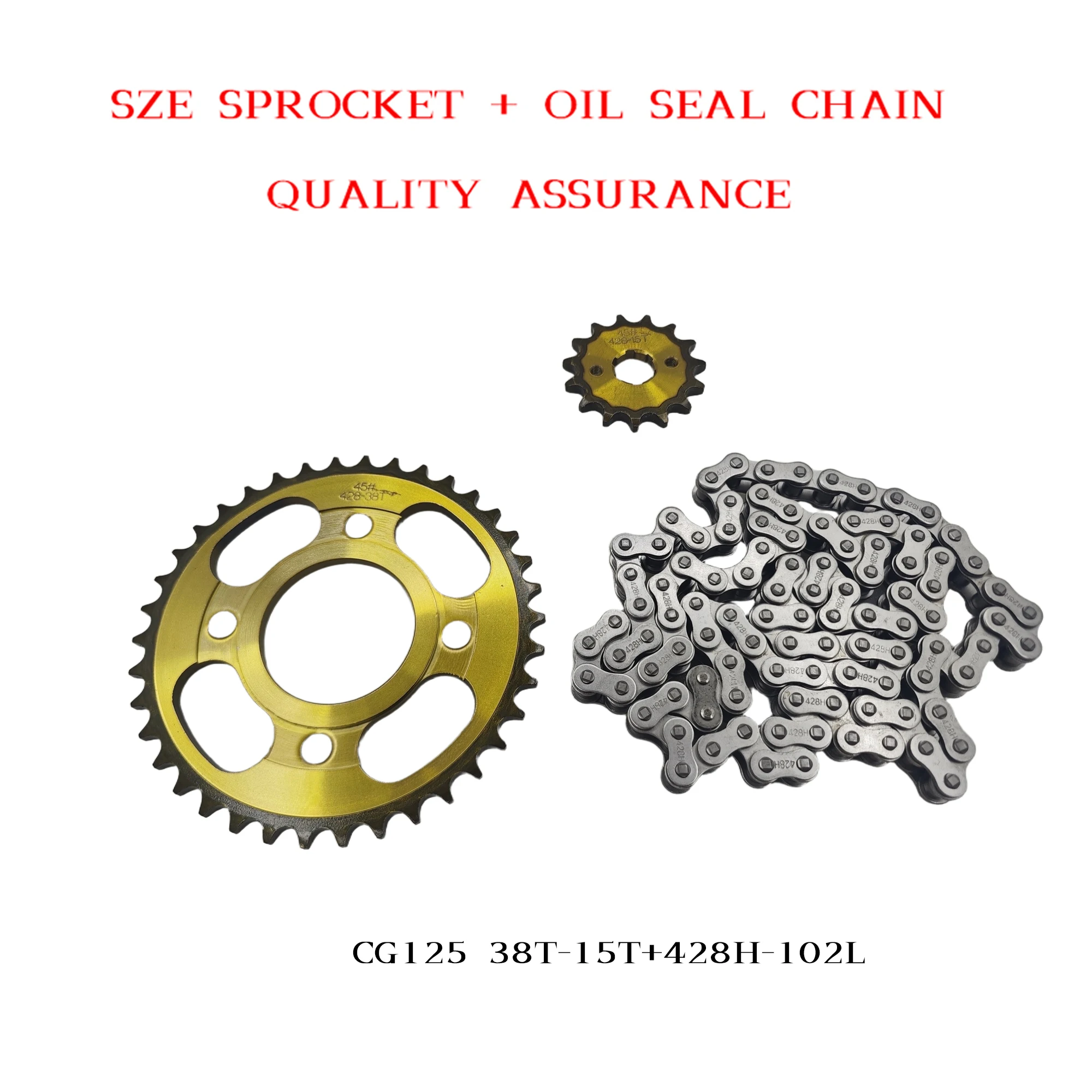ชุดโซ่และสเตอร์ CG125 38T+15T  - 530 Chain บทวิจารณ์และราคา