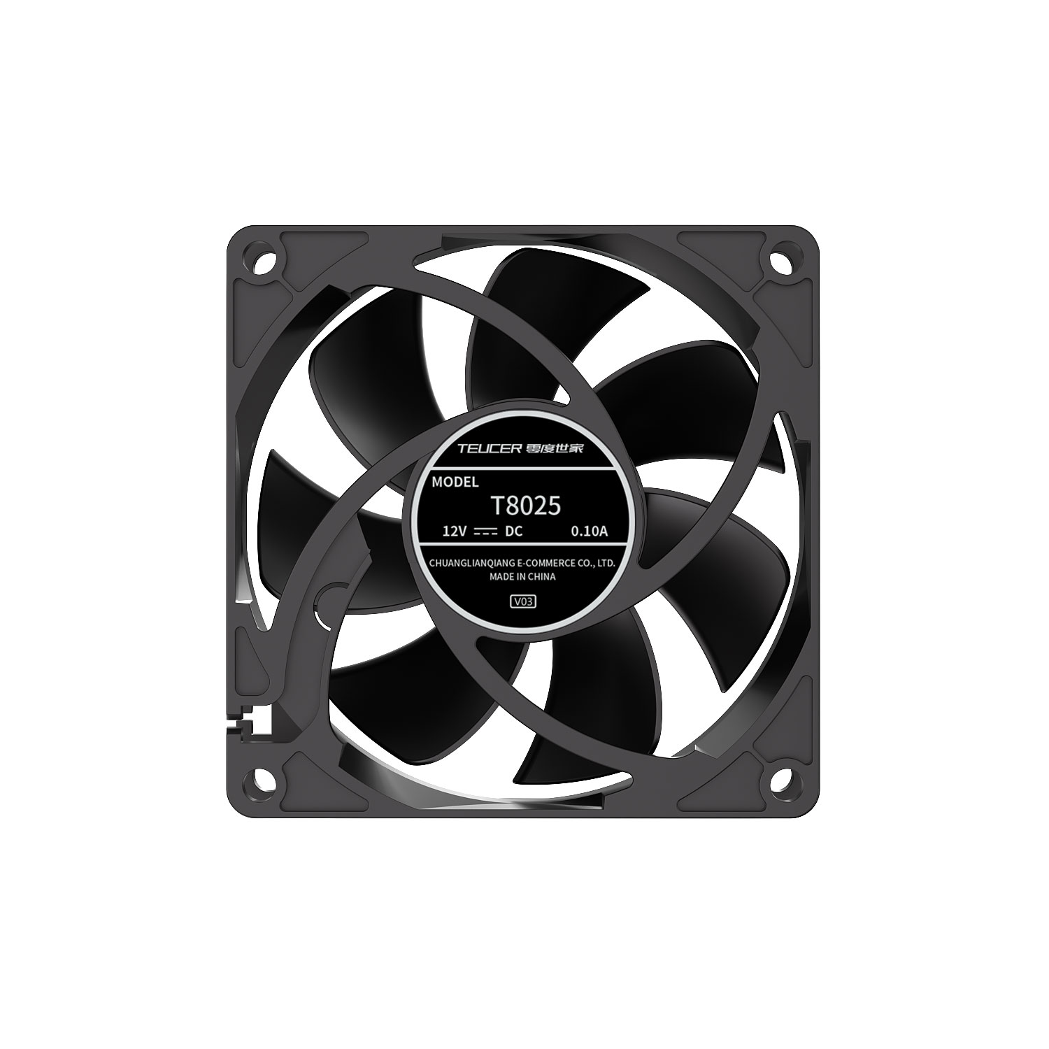 ทูเซอร์ 8025 พัดลมเคสพีซี 12V  - Sprocket บทวิจารณ์และราคา