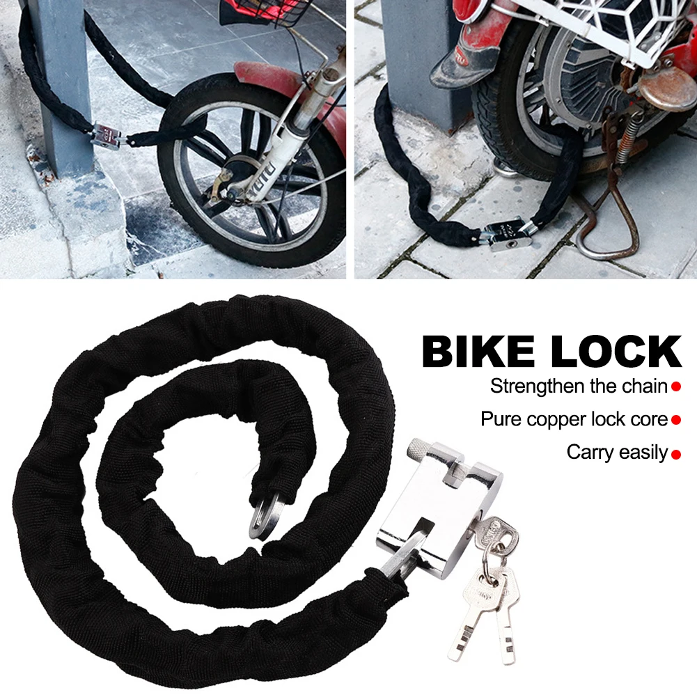 กุญแจล็อครถจักรยานยนต์แบบโซ่ 1 - Bicycle Chain บทวิจารณ์และราคา